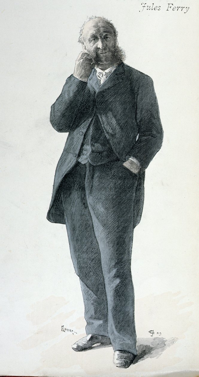 Jules Ferry (1832-93), ilustrace na obálce z 