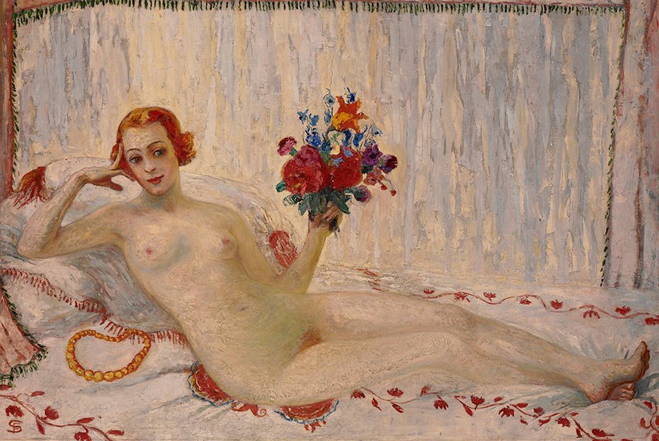 Model Nude Autoportrét od Florine Stettheimer
