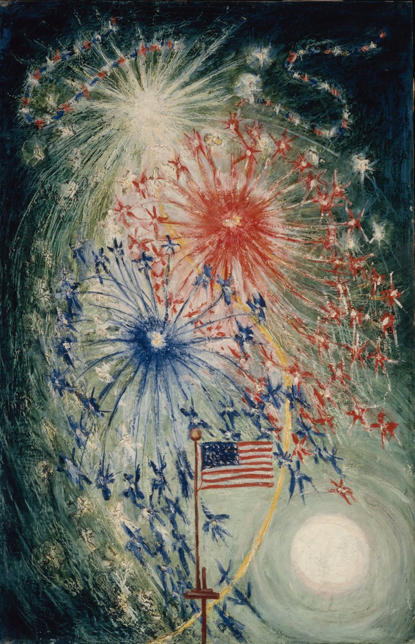Čtvrtého července číslo 1, 1927 od Florine Stettheimer