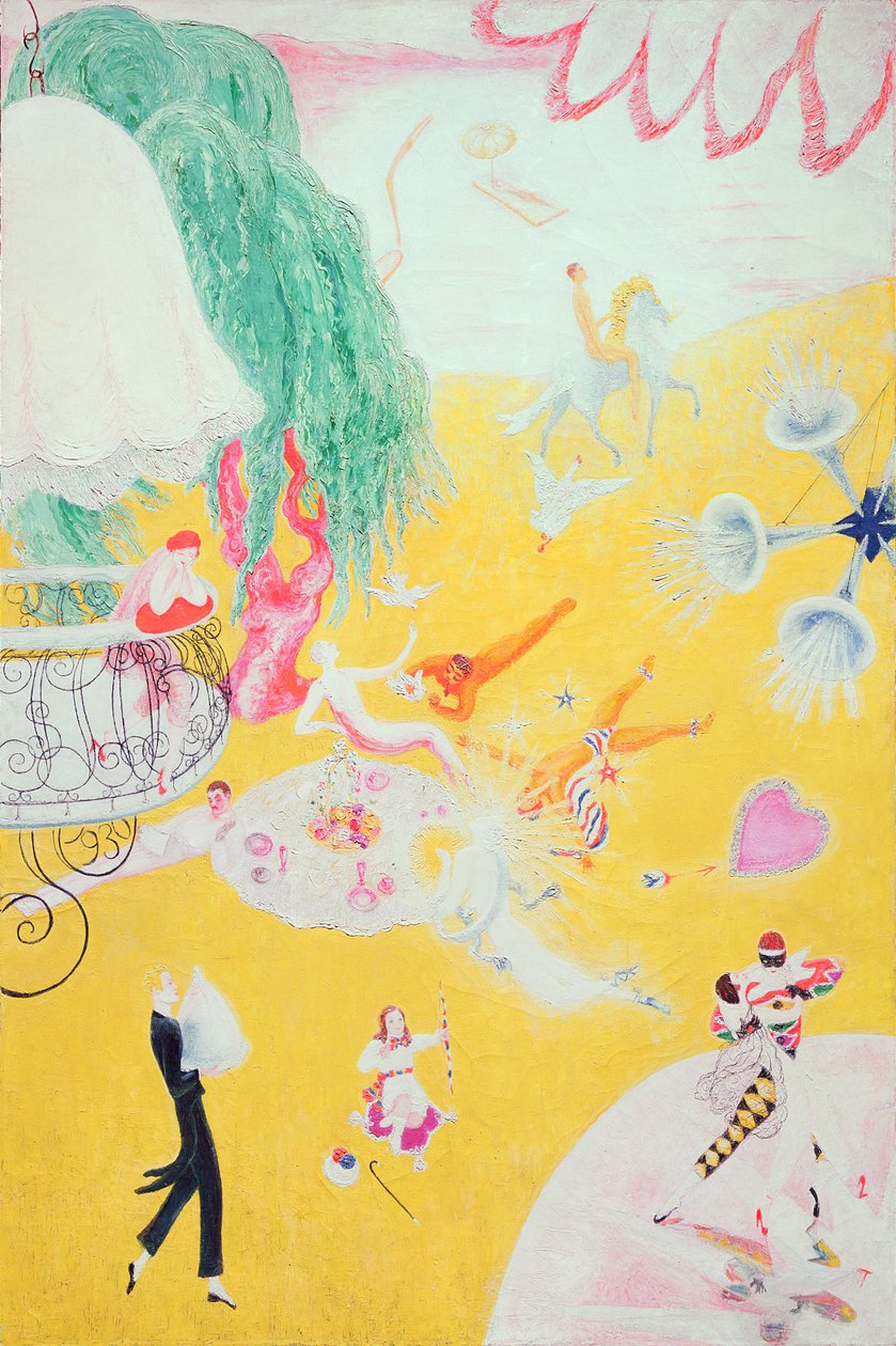 Love Flight of a Pink Candy Heart, 1930 od Florine Stettheimer