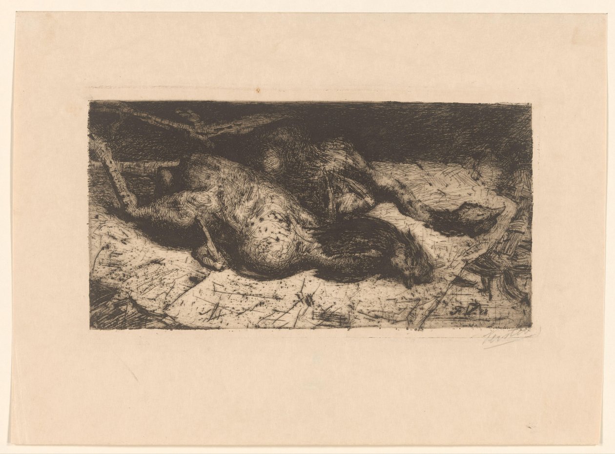 Geplukte hanen (původní název) od Floris Verster (signed by artist)