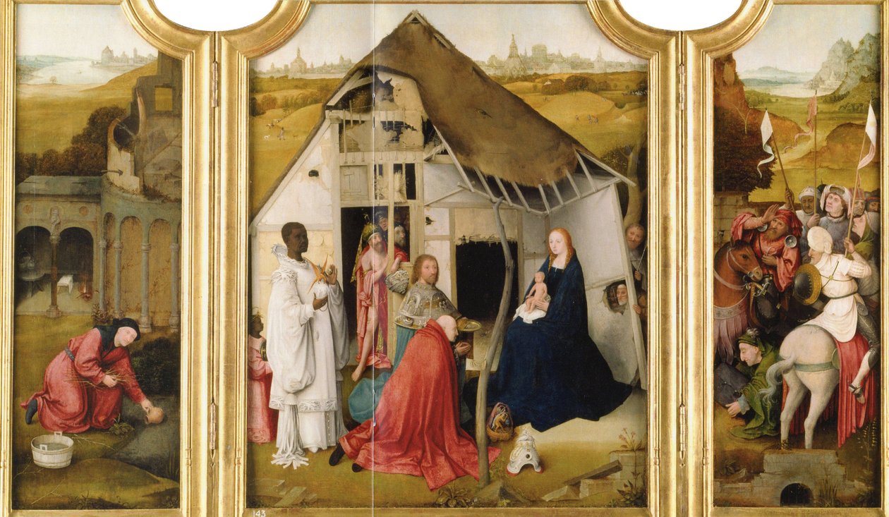 Klanění tří králů od Follower of Hieronymus Bosch