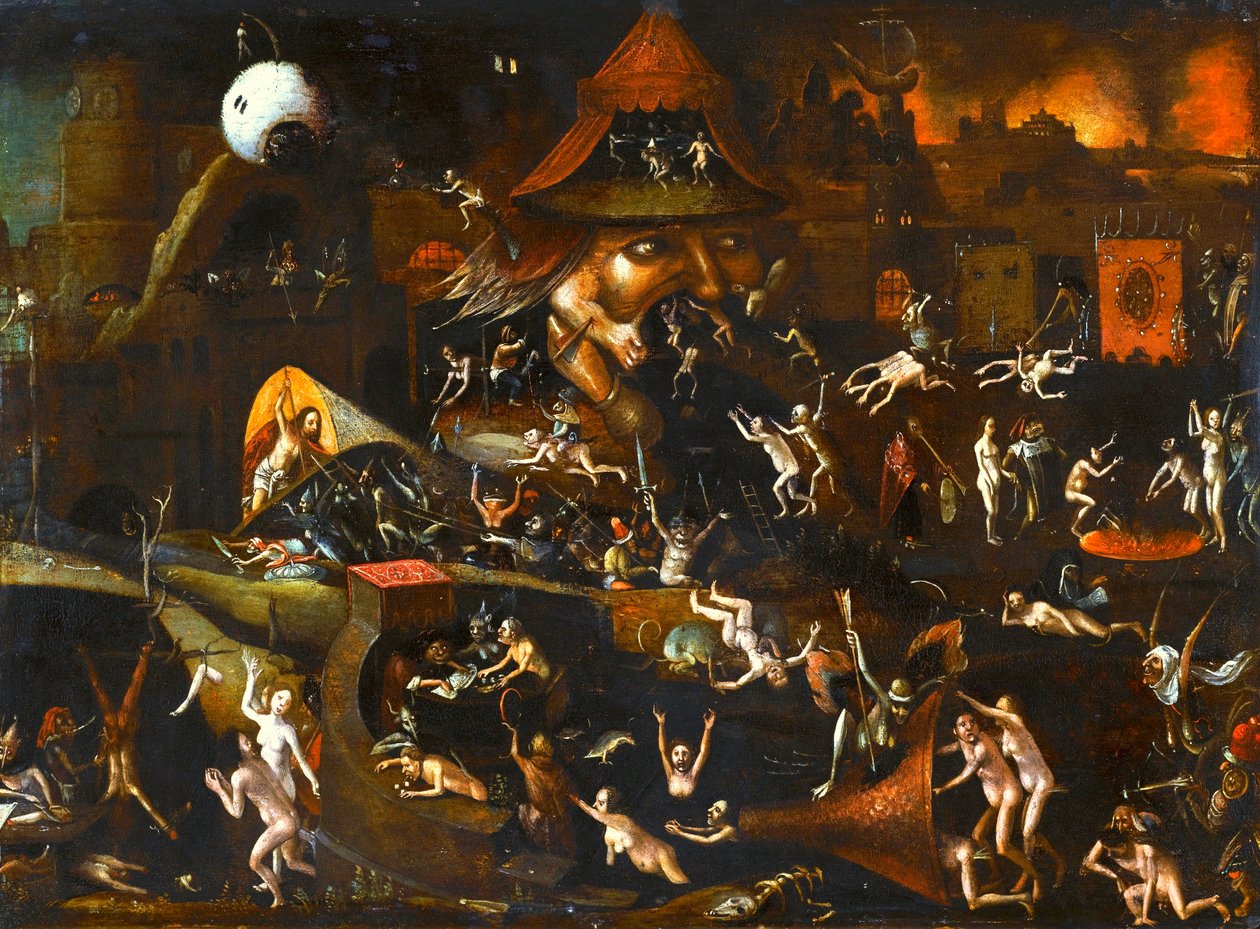 Harrowing of Hell od Follower of Hieronymus Bosch