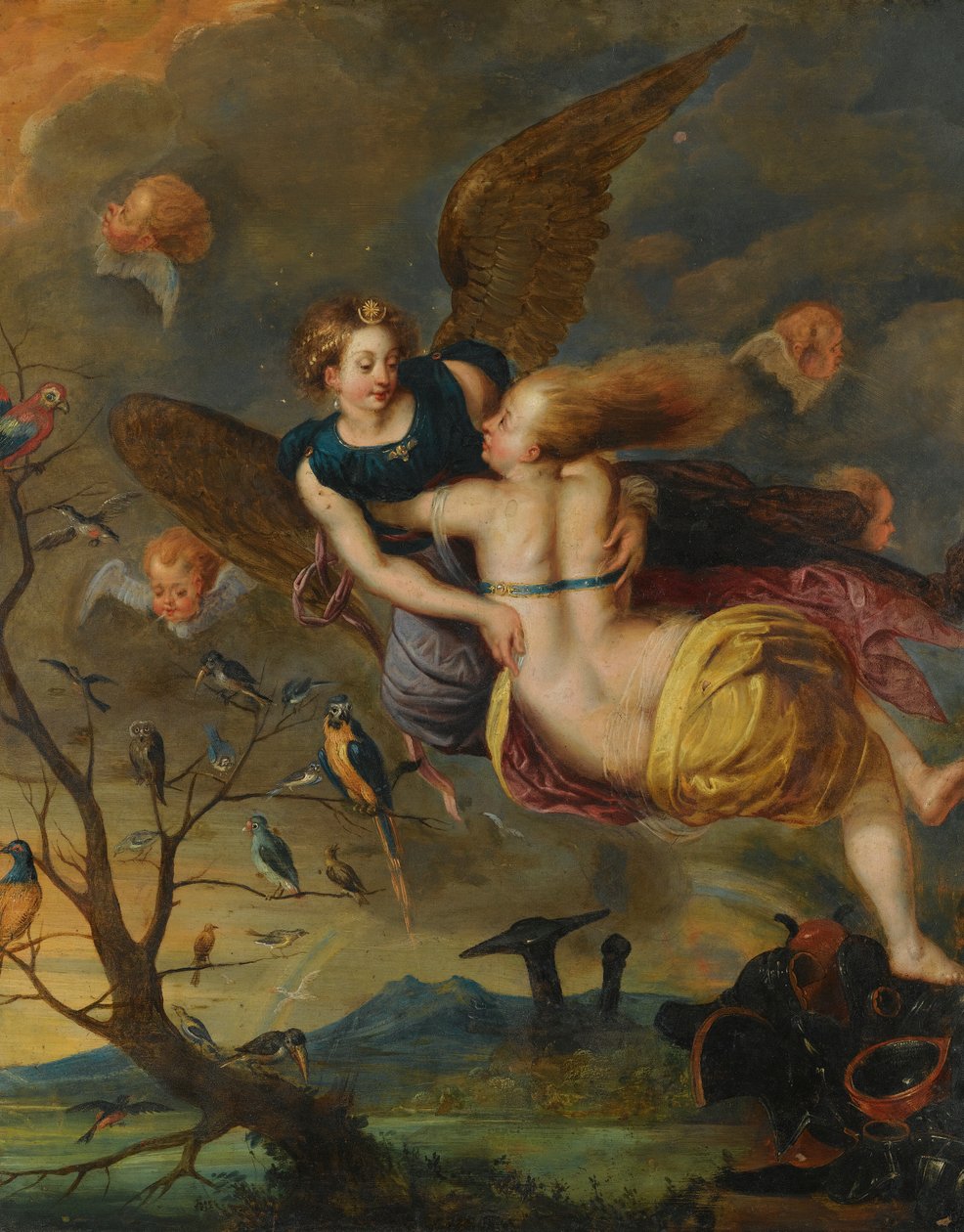 Alegorie vzduchu od Follower of Jan Brueghel the Younger
