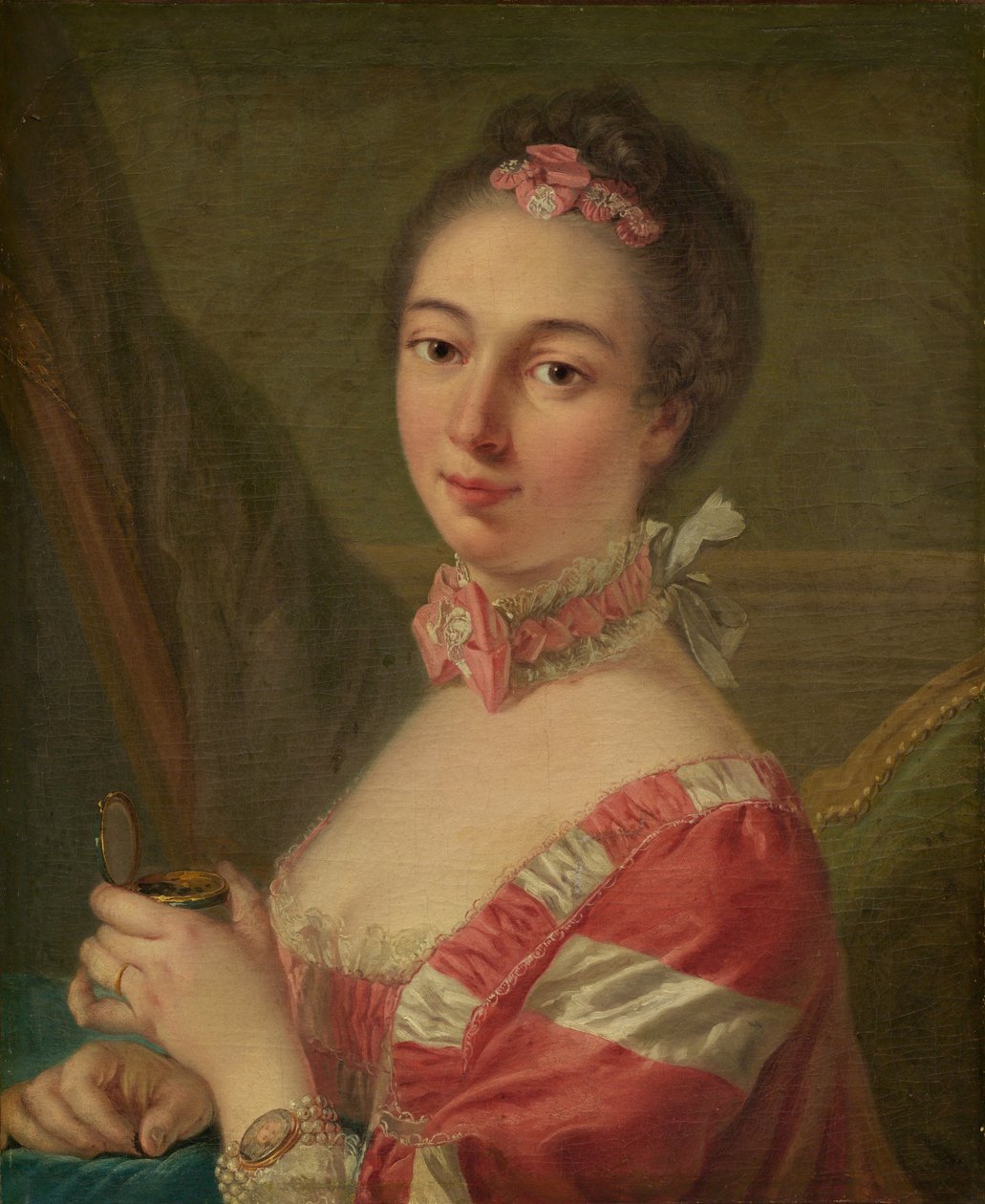 Portrét dámy od Follower of Louis Michel Van Loo