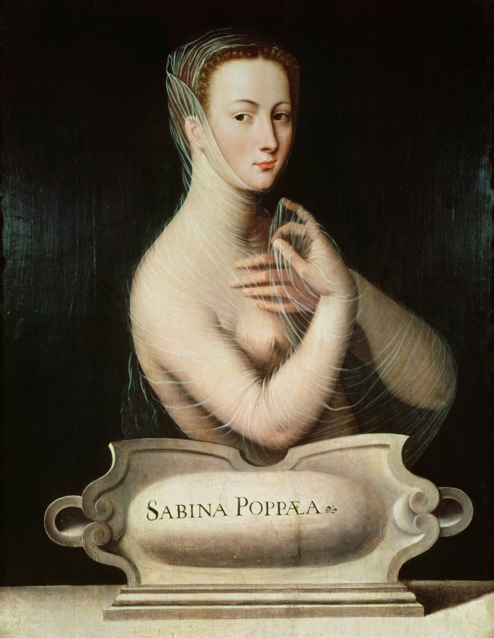 Sabina Poppaea, kolem roku 1570 od Fontainebleau School