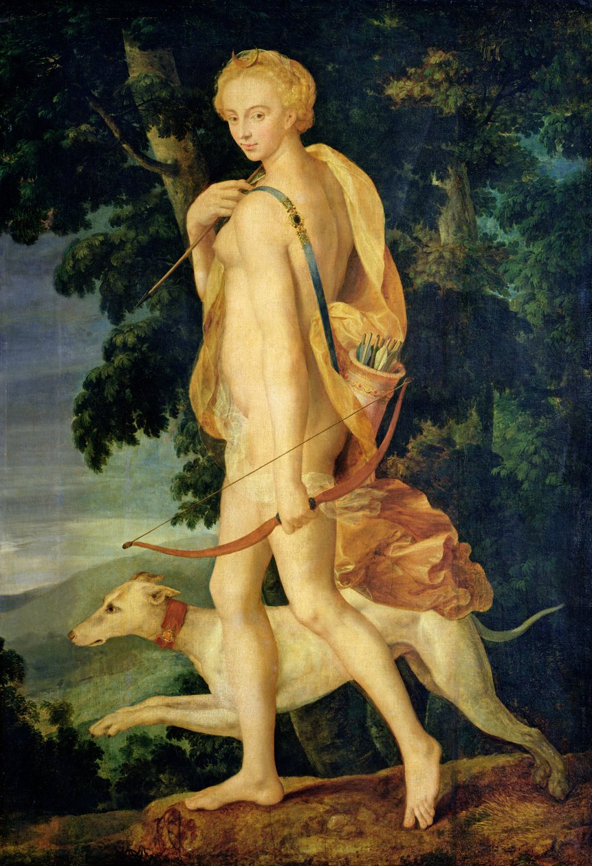 Lovkyně Diana od Fontainebleau School