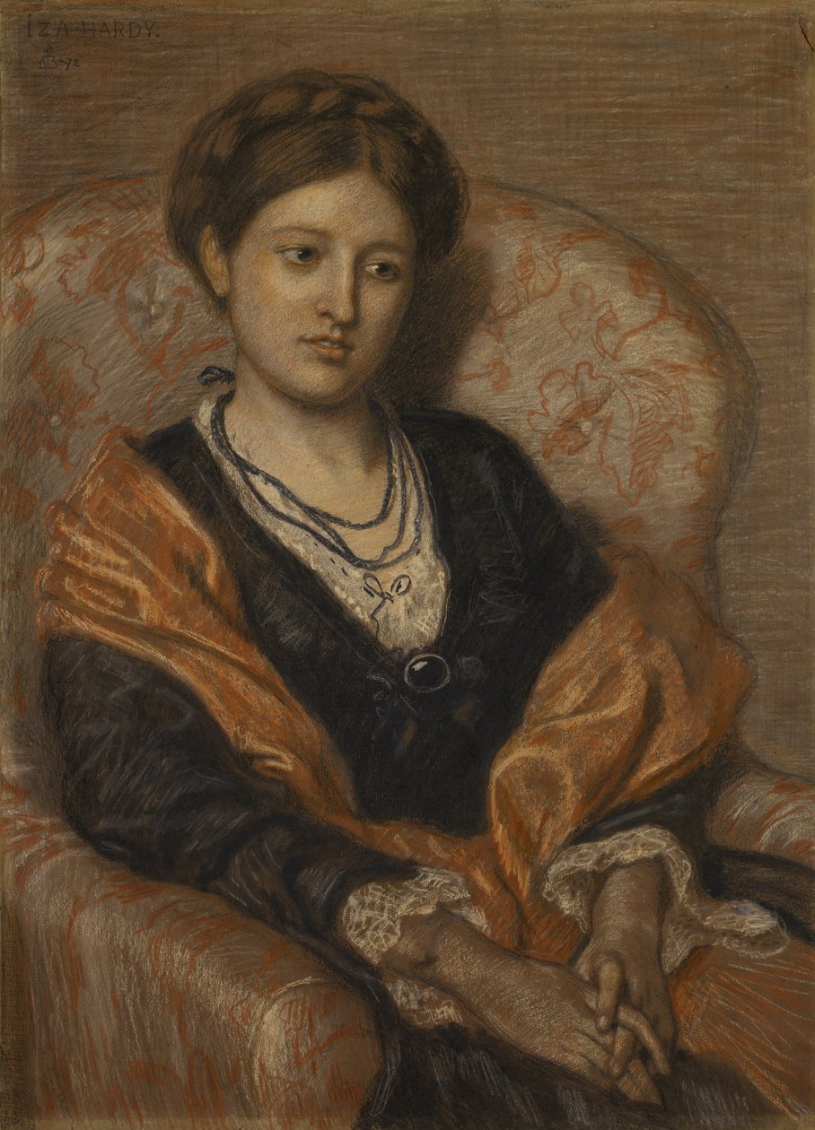 Portrét slečny Izy Duffus Hardyové od Ford Madox Brown