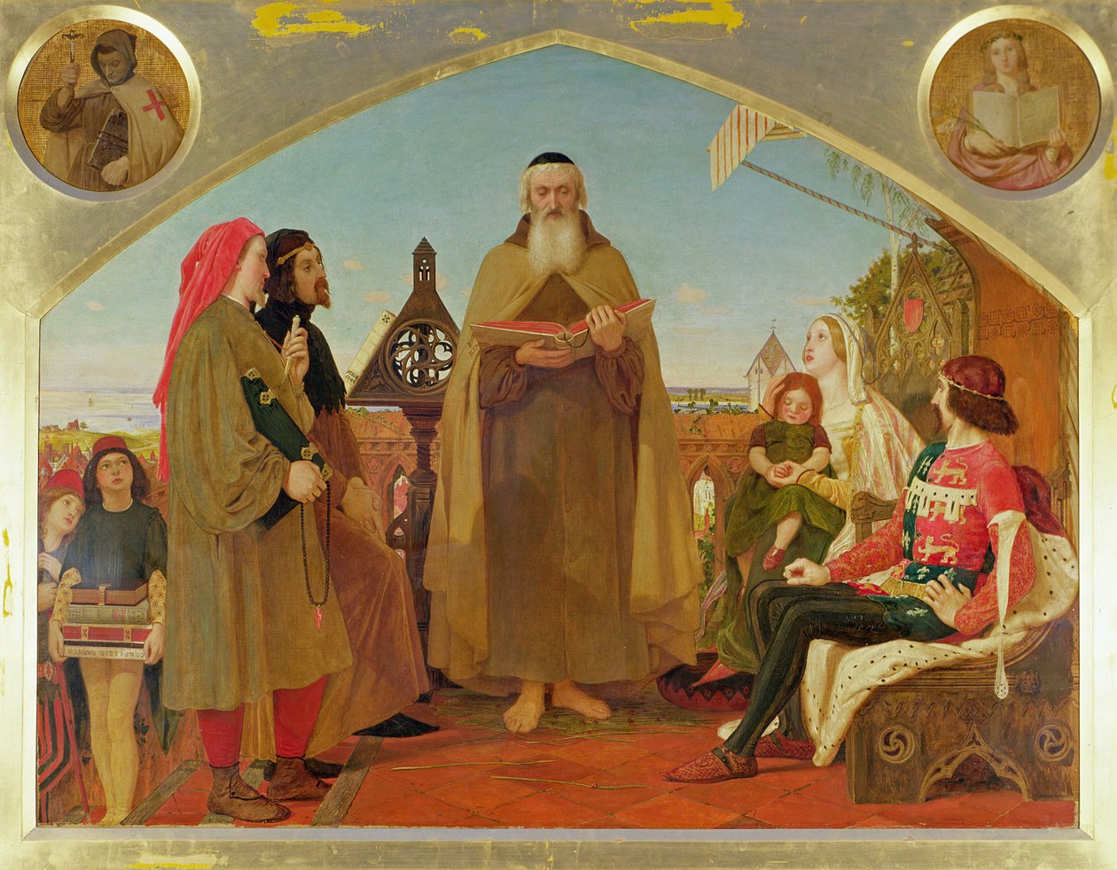 První překlad Bible do angličtiny od Ford Madox Brown