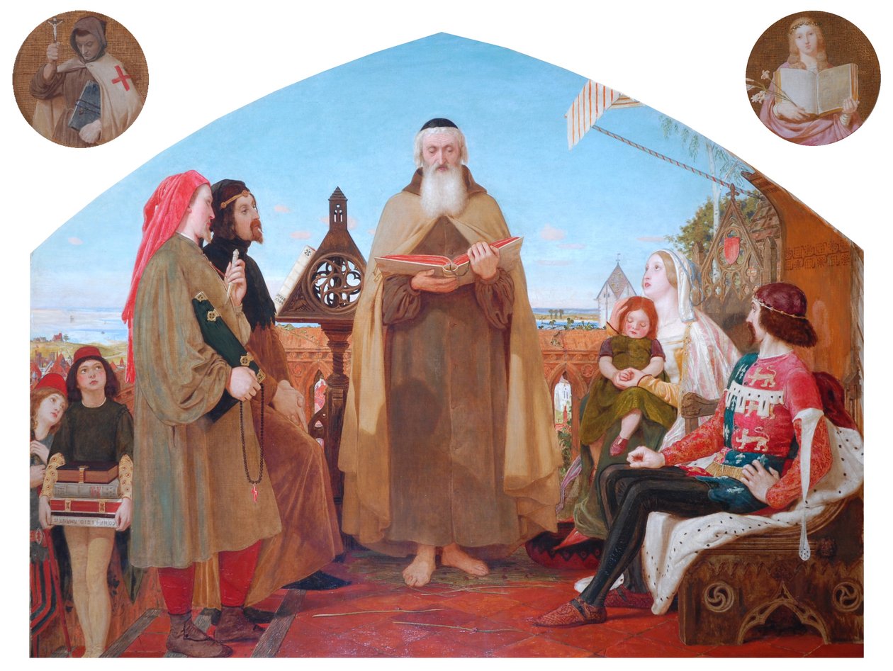První překlad Bible do angličtiny od Ford Madox Brown
