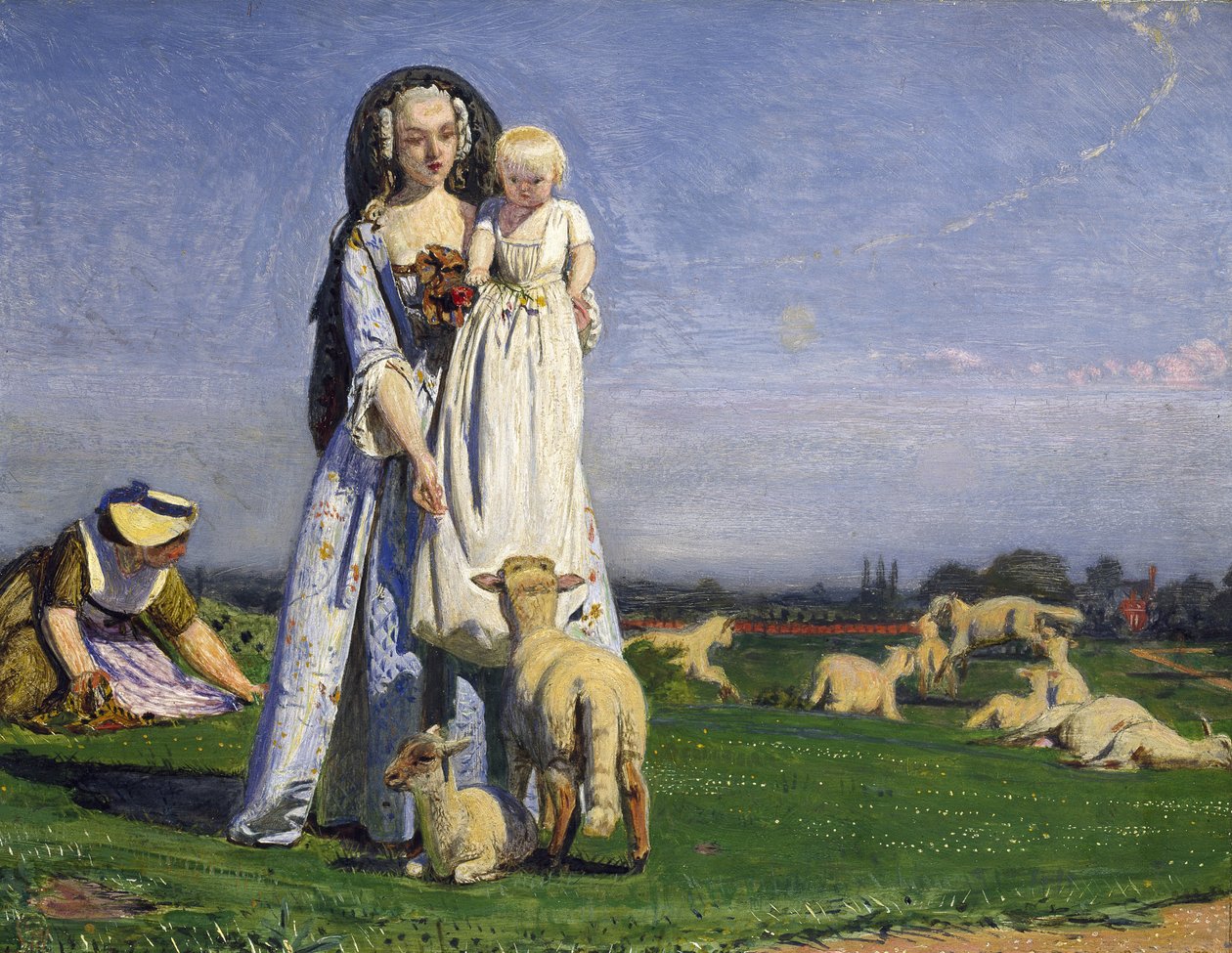The Pretty Baa-Lambs, 1852 od Ford Madox Brown