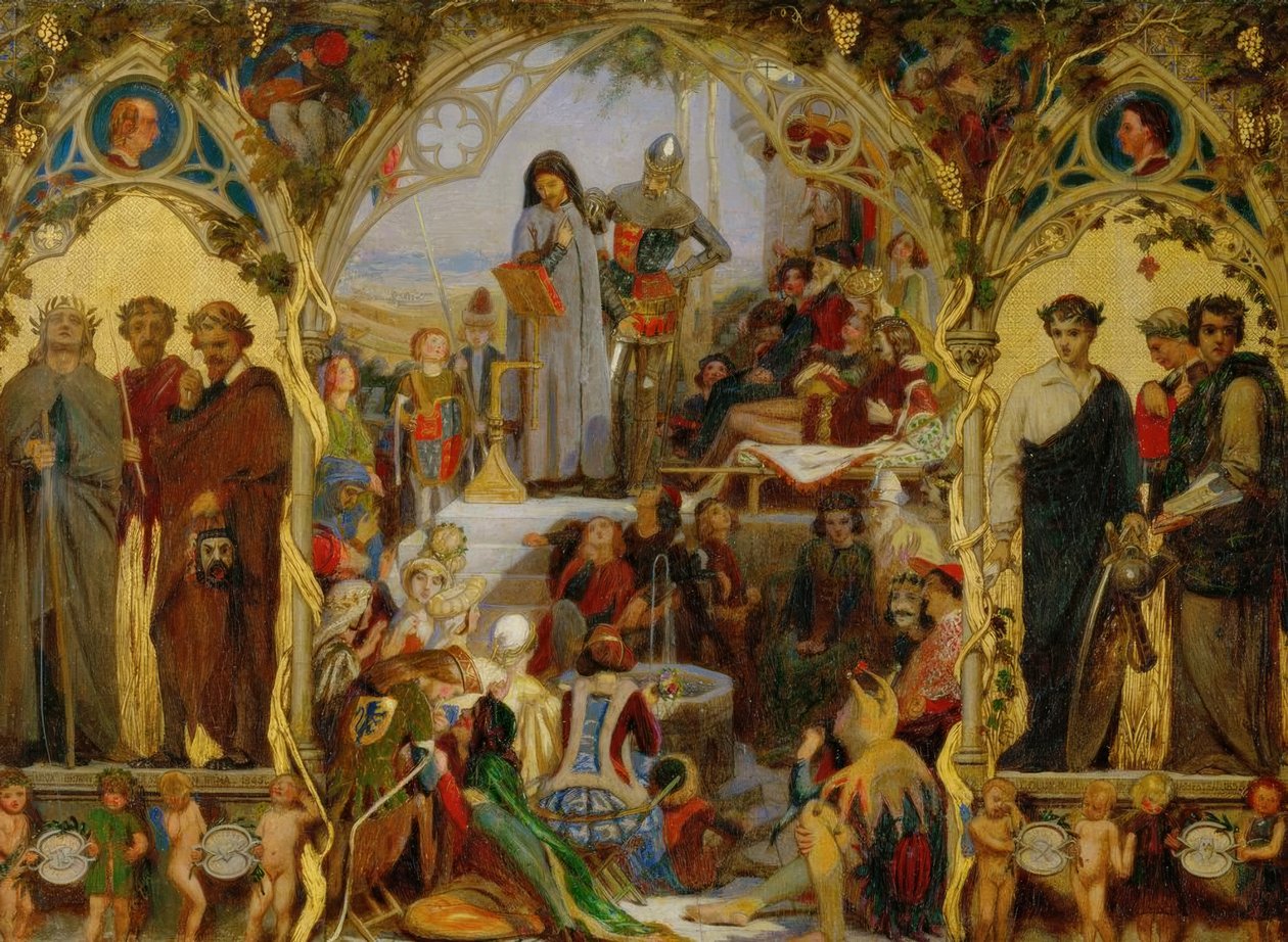 Chaucer, Semena a ovoce / Hnědá od Ford Madox Brown