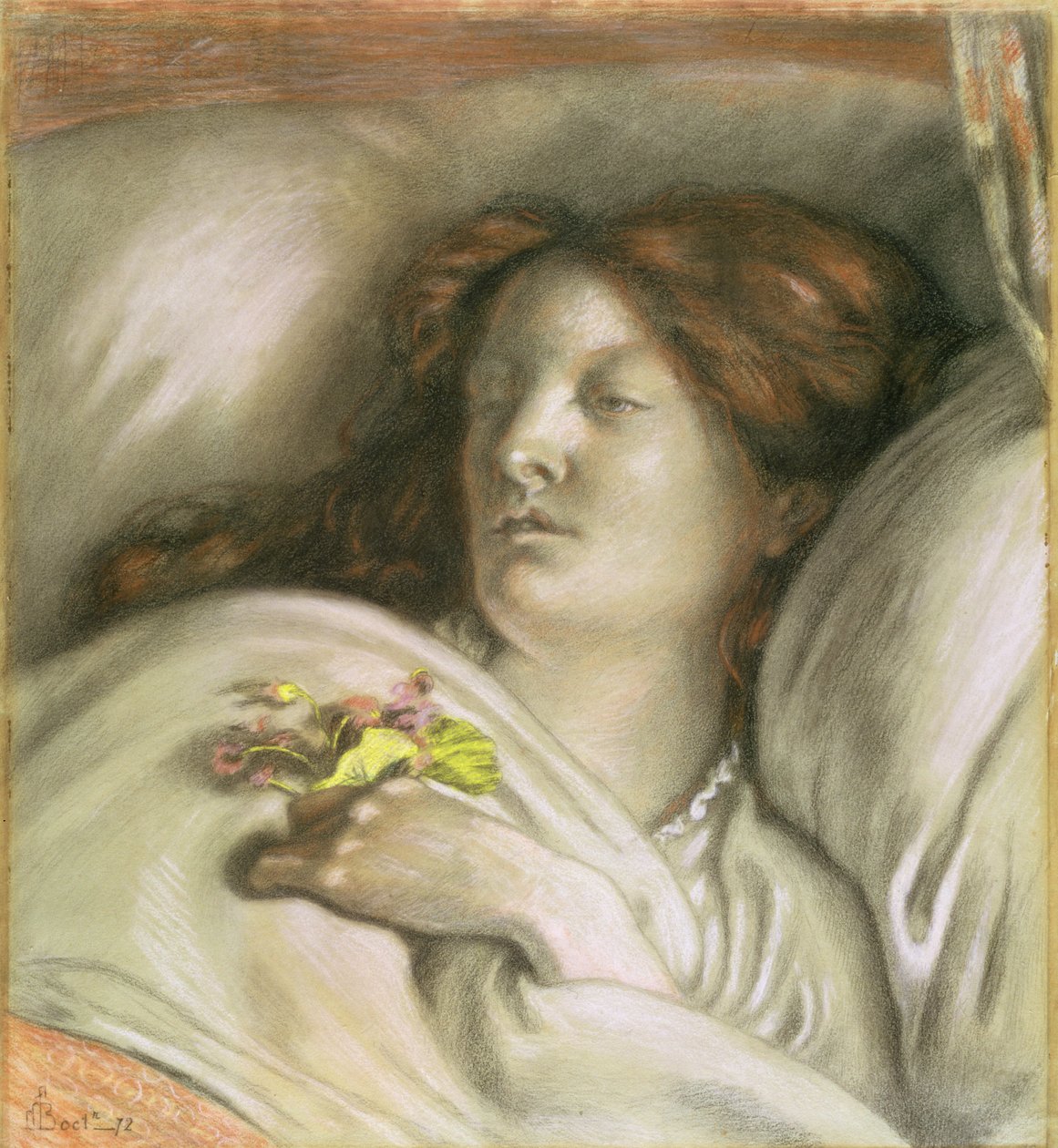 Rekonvalescent od Ford Madox Brown