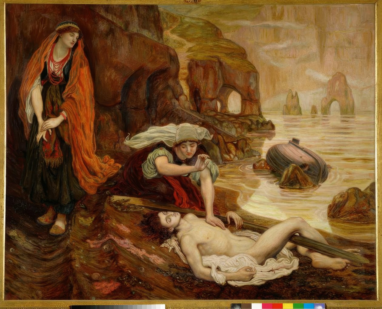Haydee najde tělo Dona Juana od Ford Madox Brown