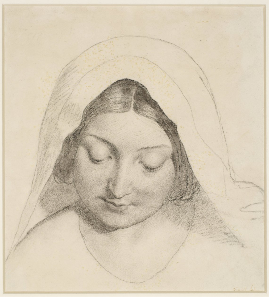 Oure Ladye of Saturday Night - Studie k filmu Hlava Madony od Ford Madox Brown