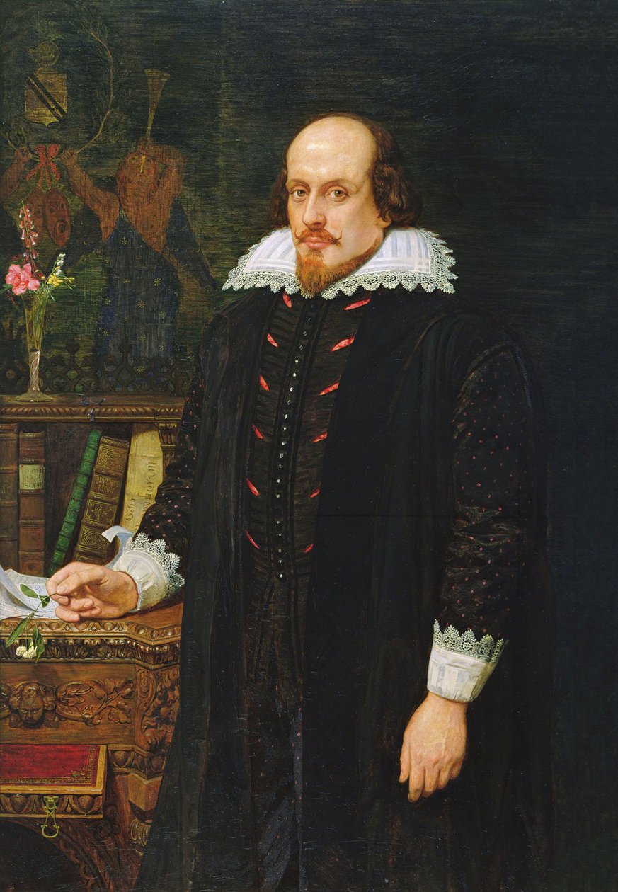 Portrét Williama Shakespeara 1564-1616, 1849 od Ford Madox Brown