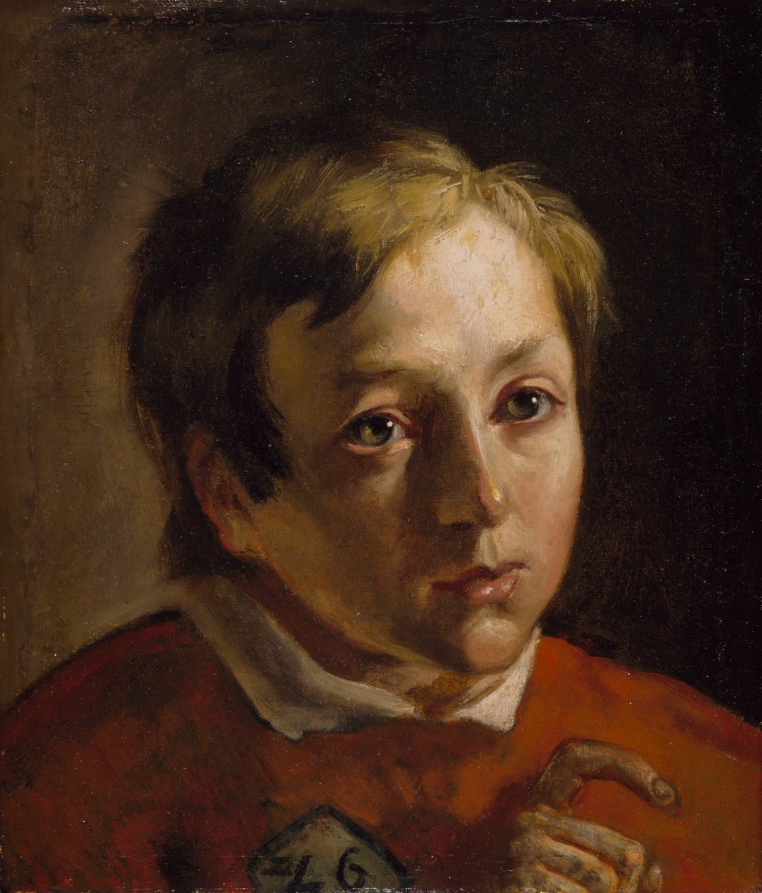 Portrét chlapce, 1835-45 od Ford Madox Brown