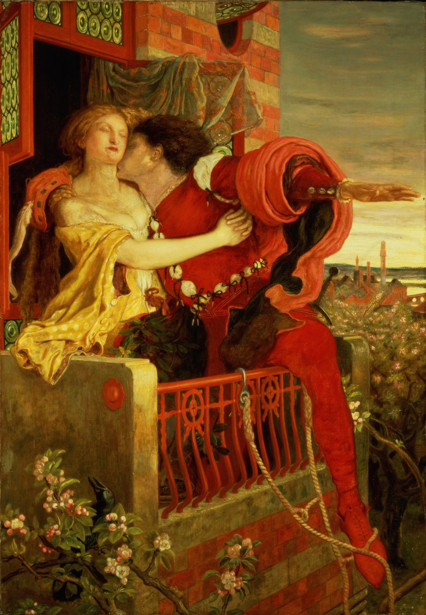 Romeo a Julie od Ford Madox Brown