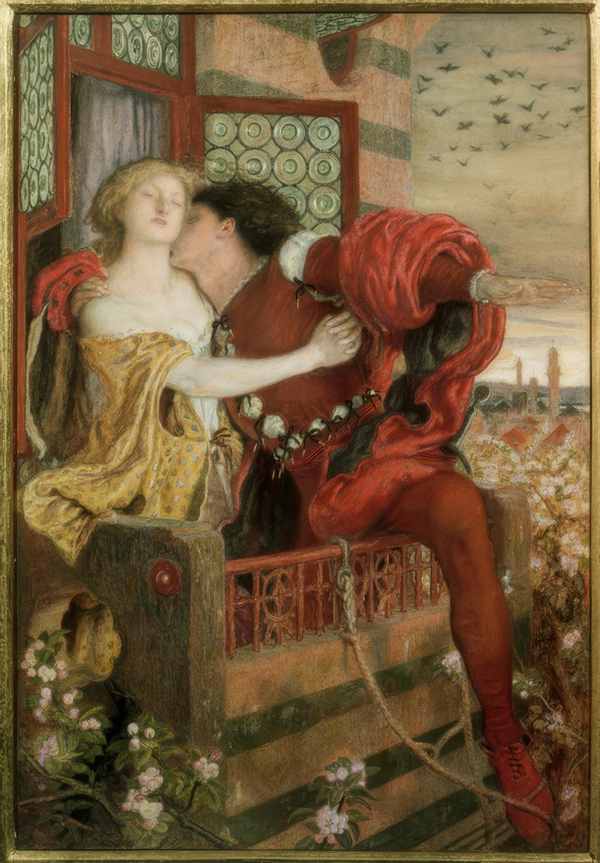 Romeo a Julie od Ford Madox Brown