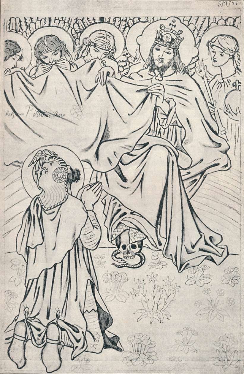 Svatý Martin v nebi, 1896 od Ford Madox Brown