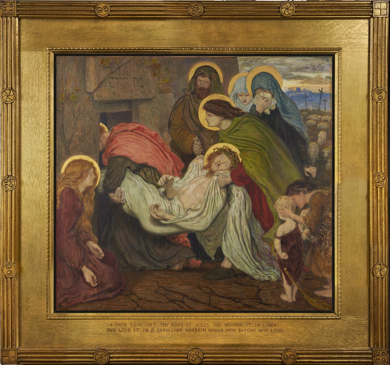 Pohřeb od Ford Madox Brown