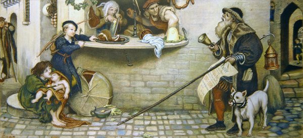 Prohlášení o vahách a mírách od Ford Madox Brown