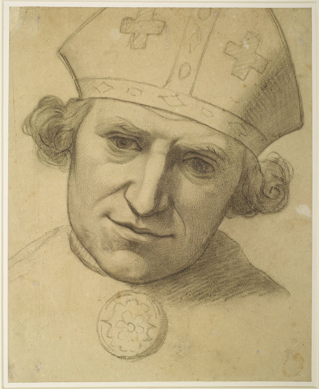 Duch spravedlnosti - Studie pro hlavu biskupa od Ford Madox Brown