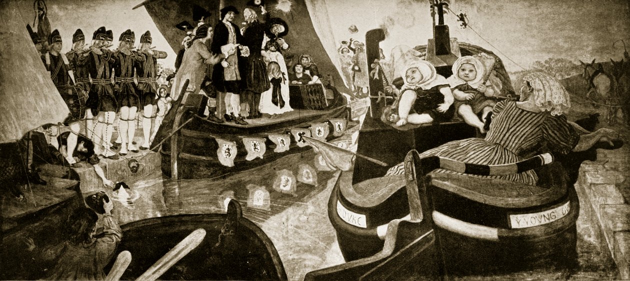 Otevření kanálu Bridgewater, 1768, ilustrace z 