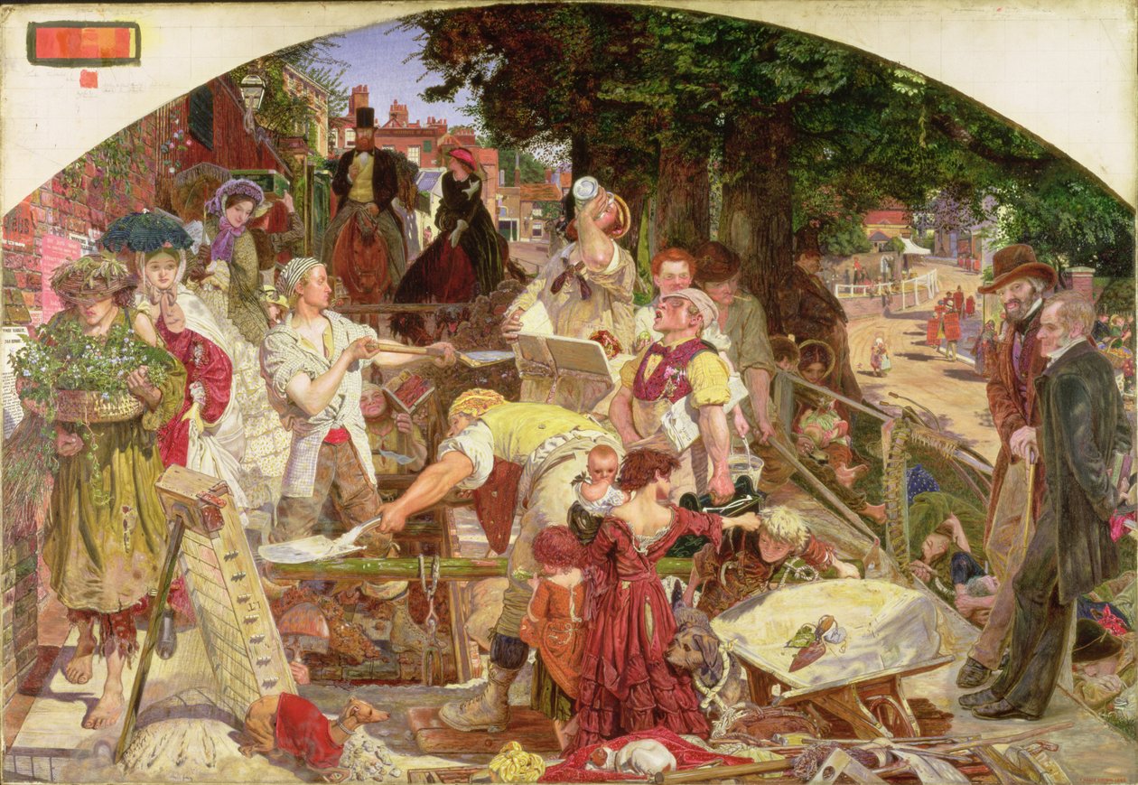 Práce, 1863 od Ford Madox Brown
