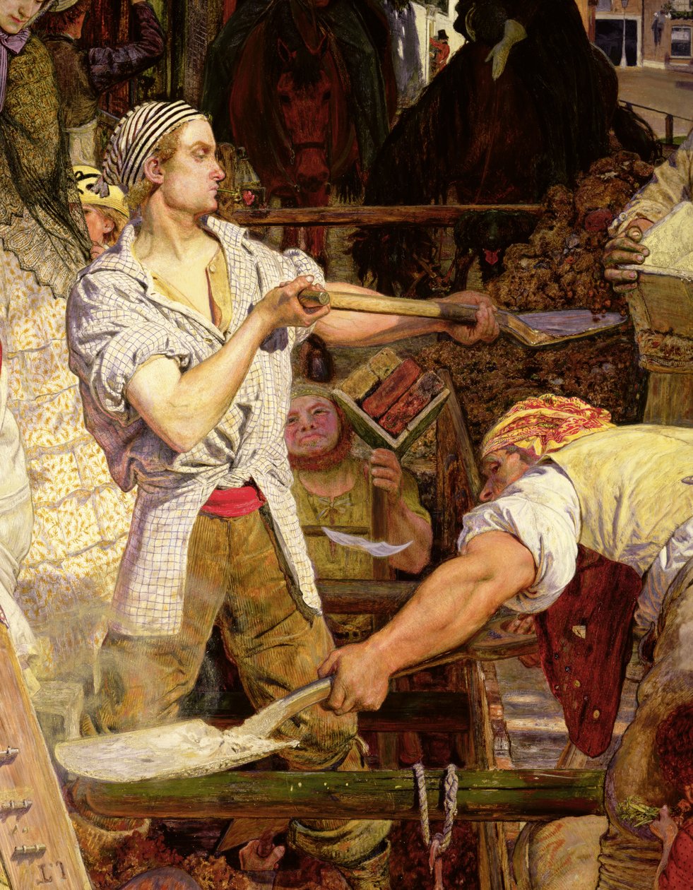 Dílo: Dělník s karafiátem v ústech od Ford Madox Brown