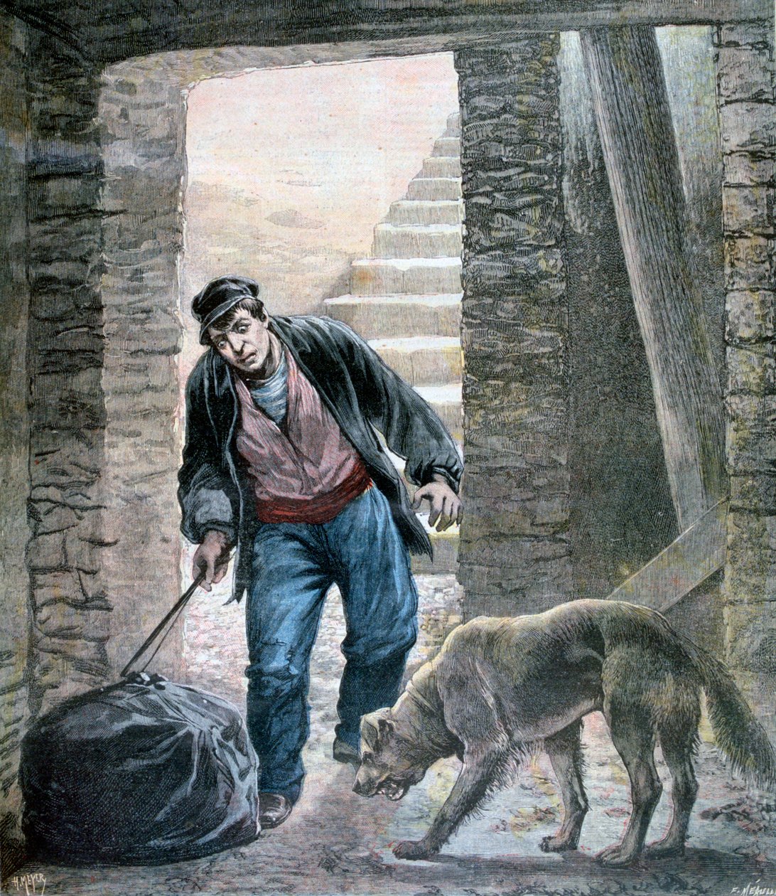 Zločin na Rue Botzaris, Paříž, 1892 od Fortuné Méaulle