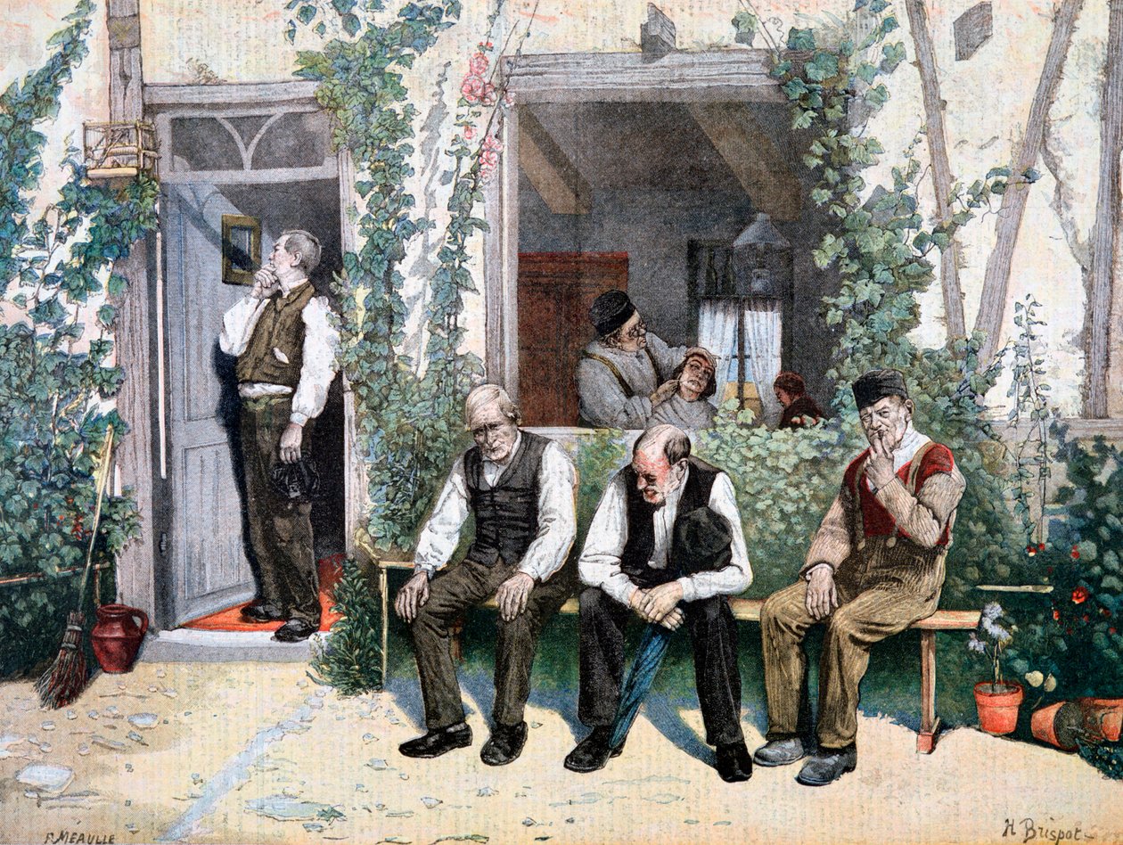 U holičů, 1895 od Fortuné Méaulle
