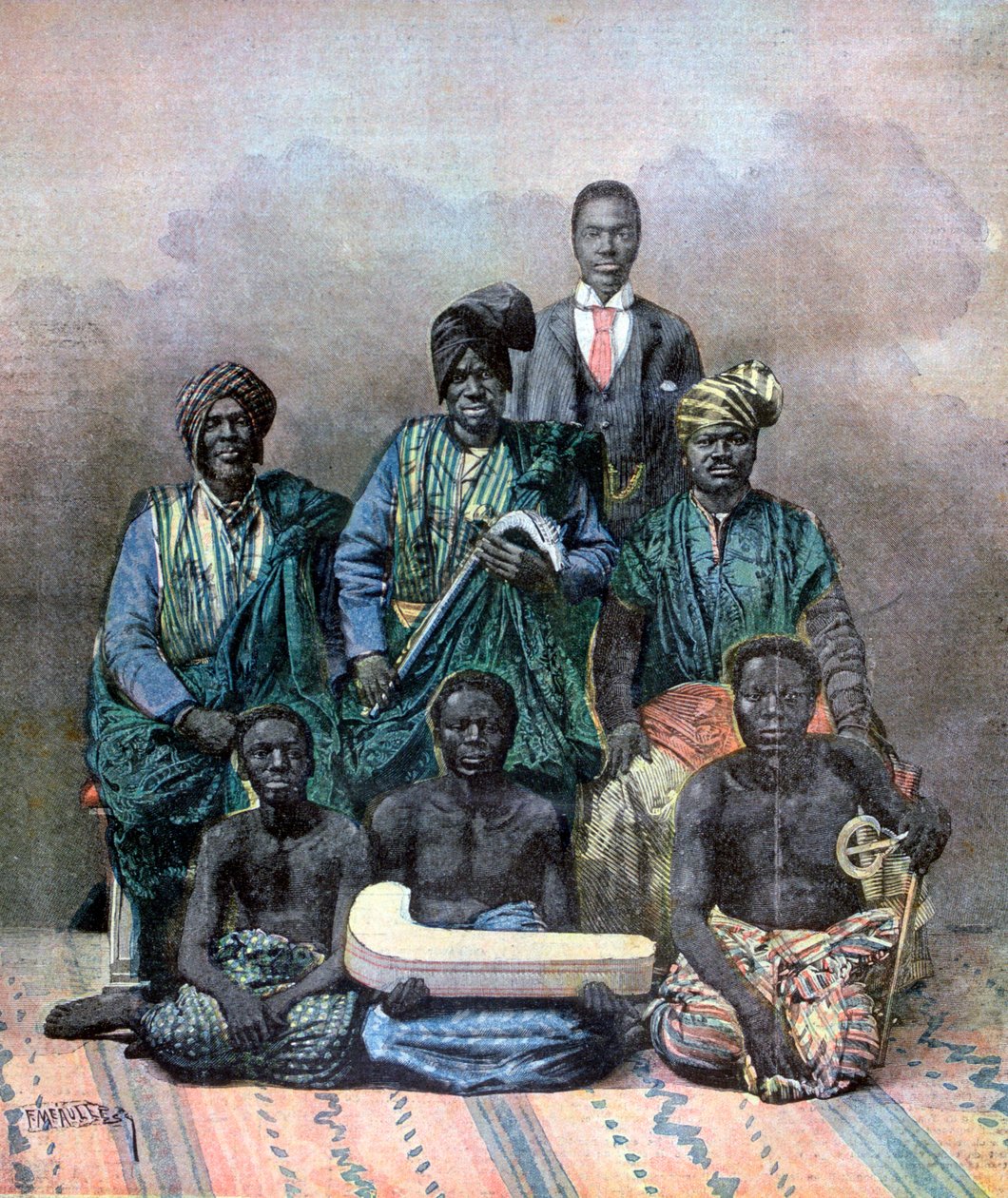 Král Behanzin z Dahomey, 1893 od Fortuné Méaulle