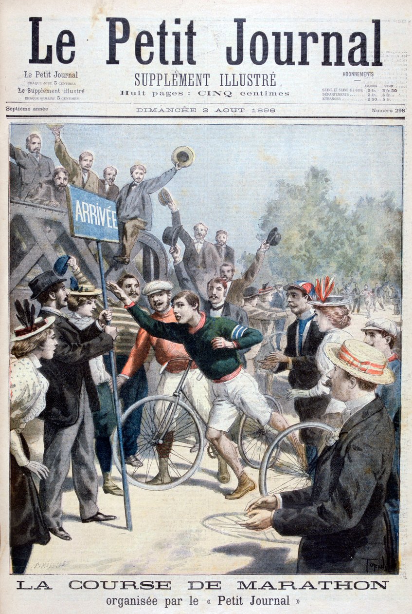 Maratonský závod, 1896 od Fortuné Méaulle
