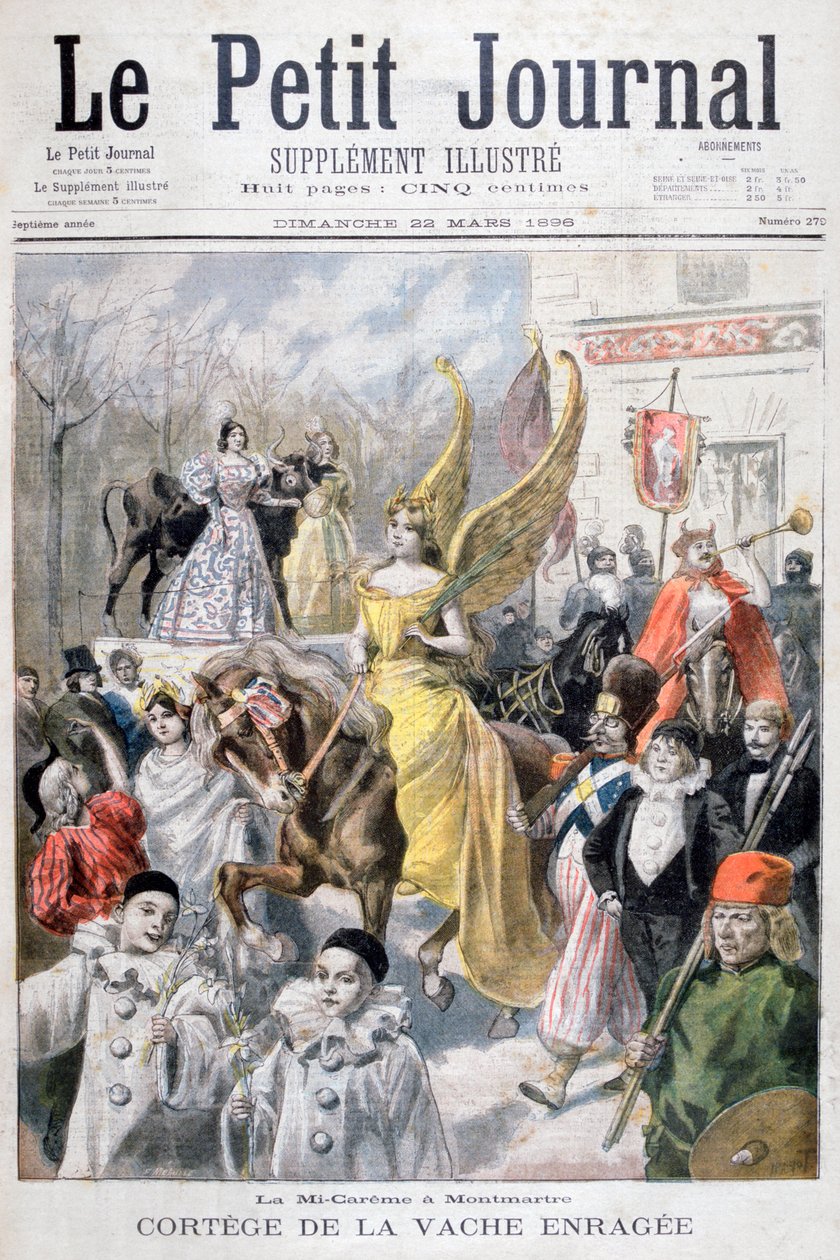 Oslavy středního půstu, Paříž, 1896 od Fortuné Méaulle
