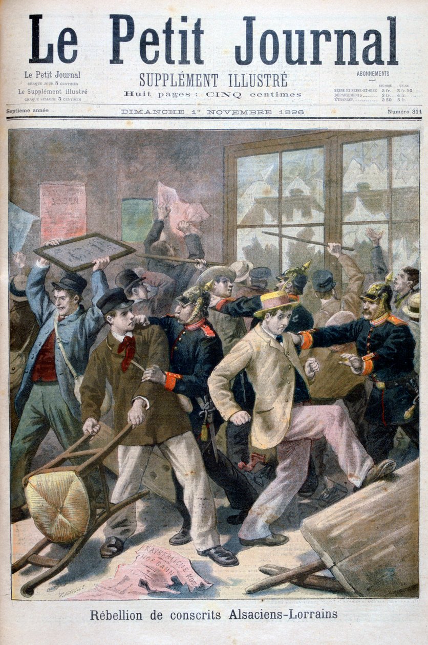 Povstání alsasko-lotrinských branců, 1896 od Fortuné Méaulle