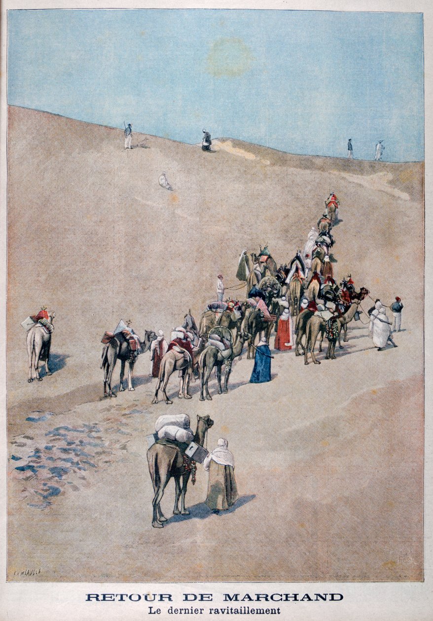 Návrat obchodníků, 1899 od Fortuné Méaulle
