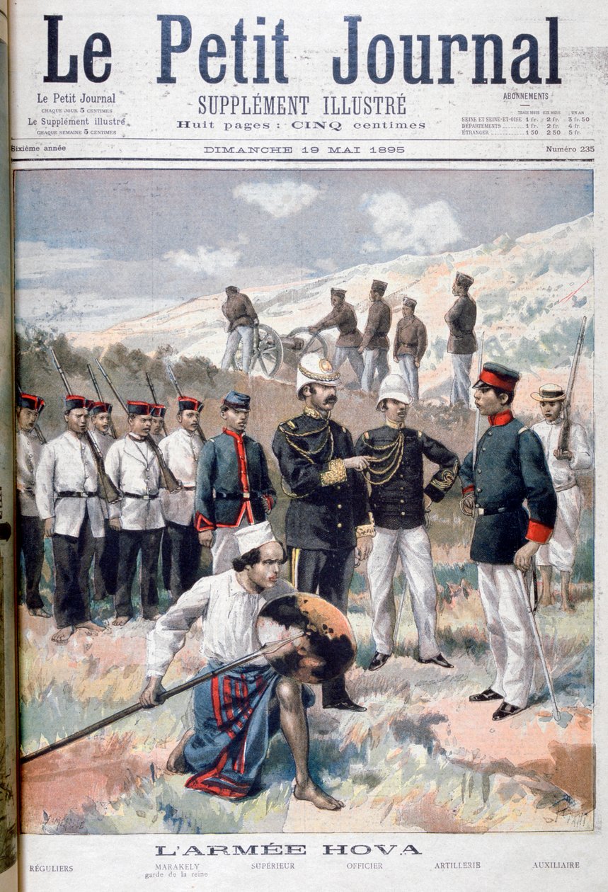Armáda Hova, Madagaskar, 1895 od Fortuné Méaulle