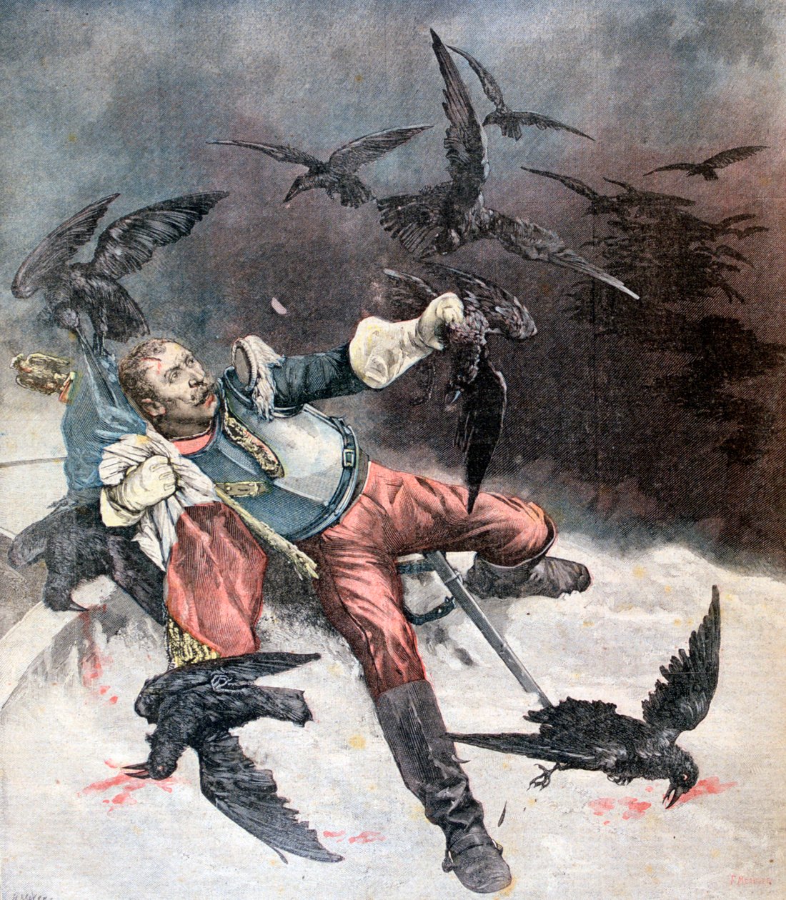 Havran, 1890 od Fortuné Méaulle