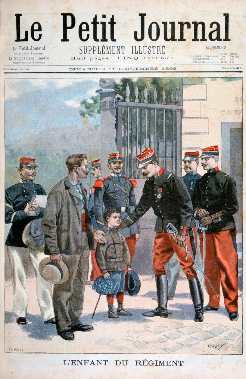 Dítě pluku, 1898 od Fortuné Méaulle