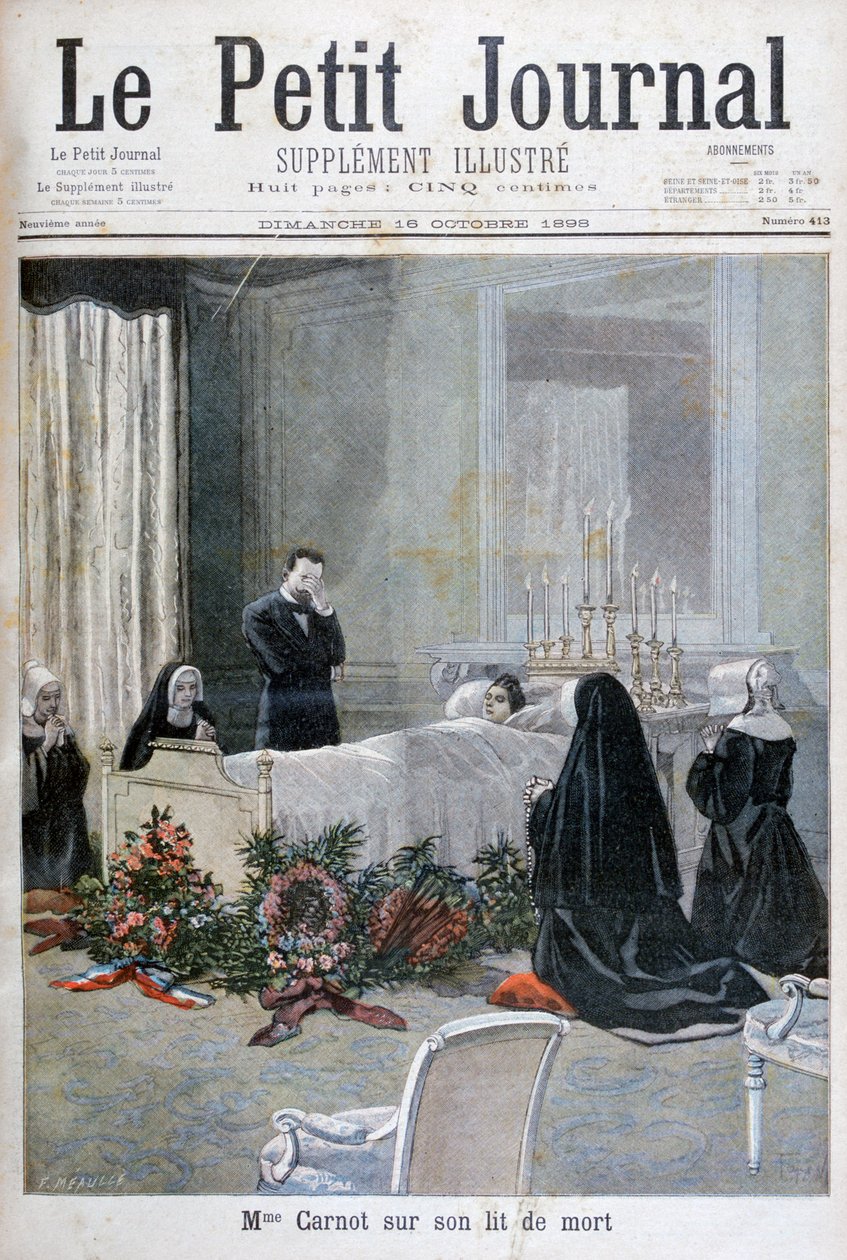 Smrt syna Marie François Sadi Carnot, 1898 od Fortuné Méaulle