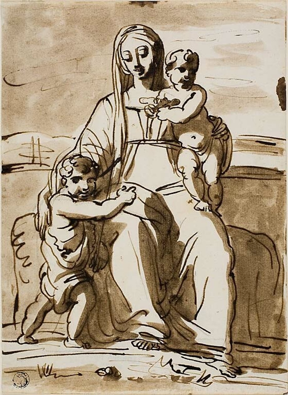 Madona s dítětem a svatým Janem od Fortunato Duranti
