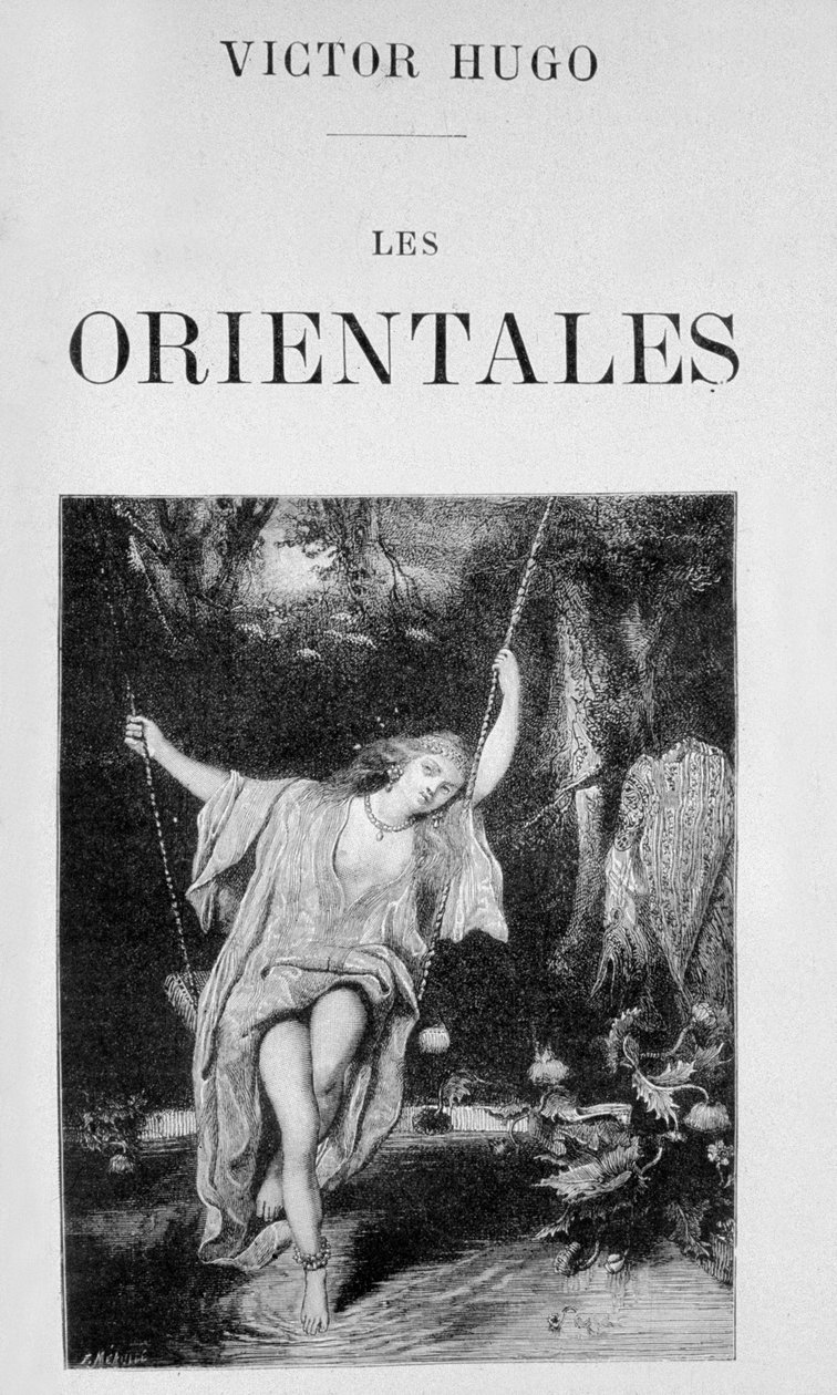Obálka knihy "Les orientales" od Victora Huga od Fortune Louis Meaulle
