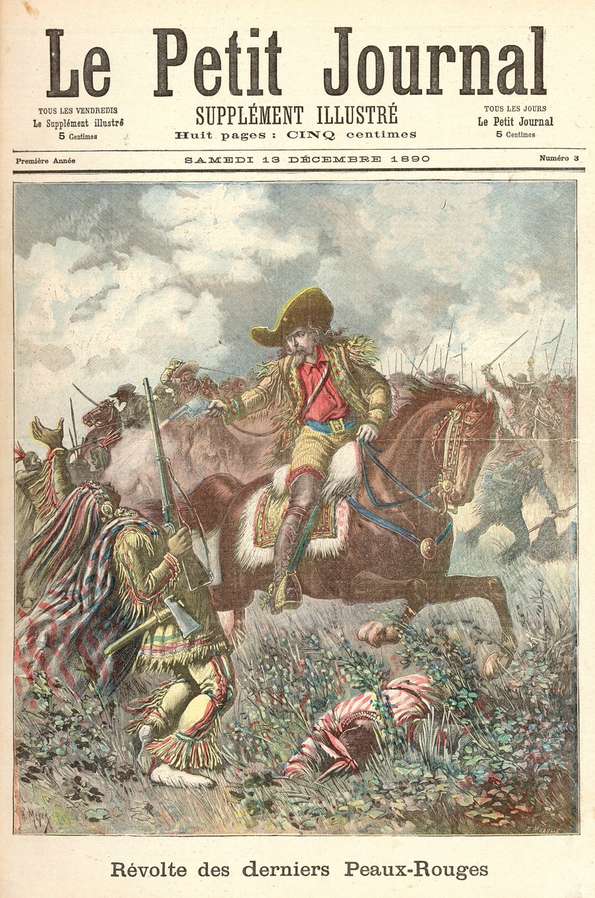 Vzpoura posledního z Rudokožců, z „Le Petit Journal“, 13. prosince 1890 od Fortune Louis Meaulle and Henri Meyer