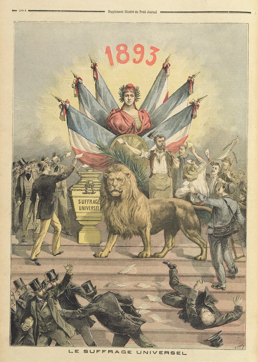 Všeobecné volební právo, ilustrace z přílohy 