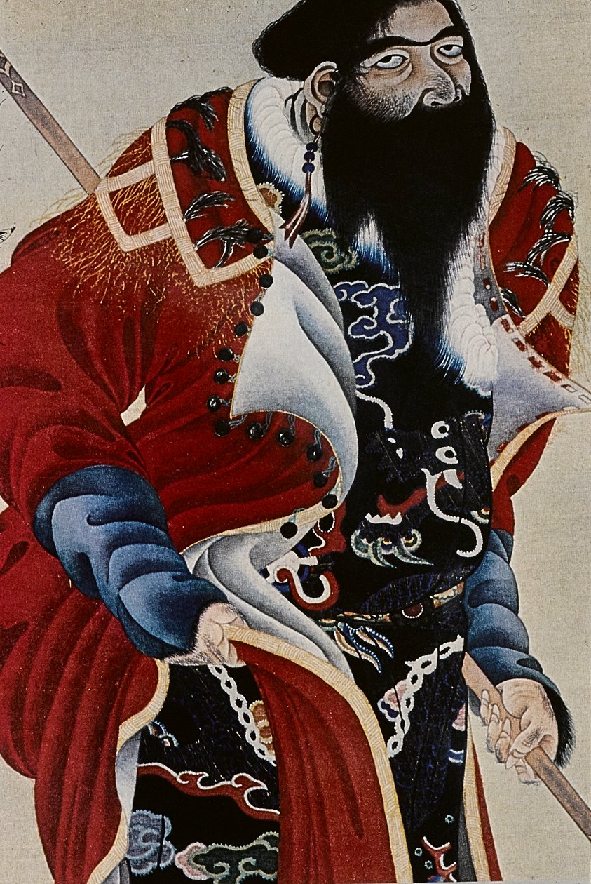 Velcí vůdci Ainu osmnáctého století: Itokoi a Šiniči z Akkeši, Čosama z Uraašibetsu a Šonko z Nošappu, zejména ilustrace. od Fosco Maraini