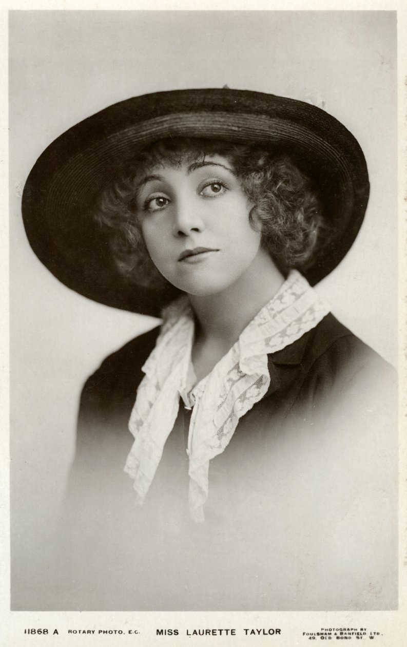 Laurette Taylor , americká herečka, c1905-c1919. od Foulsham and Banfield