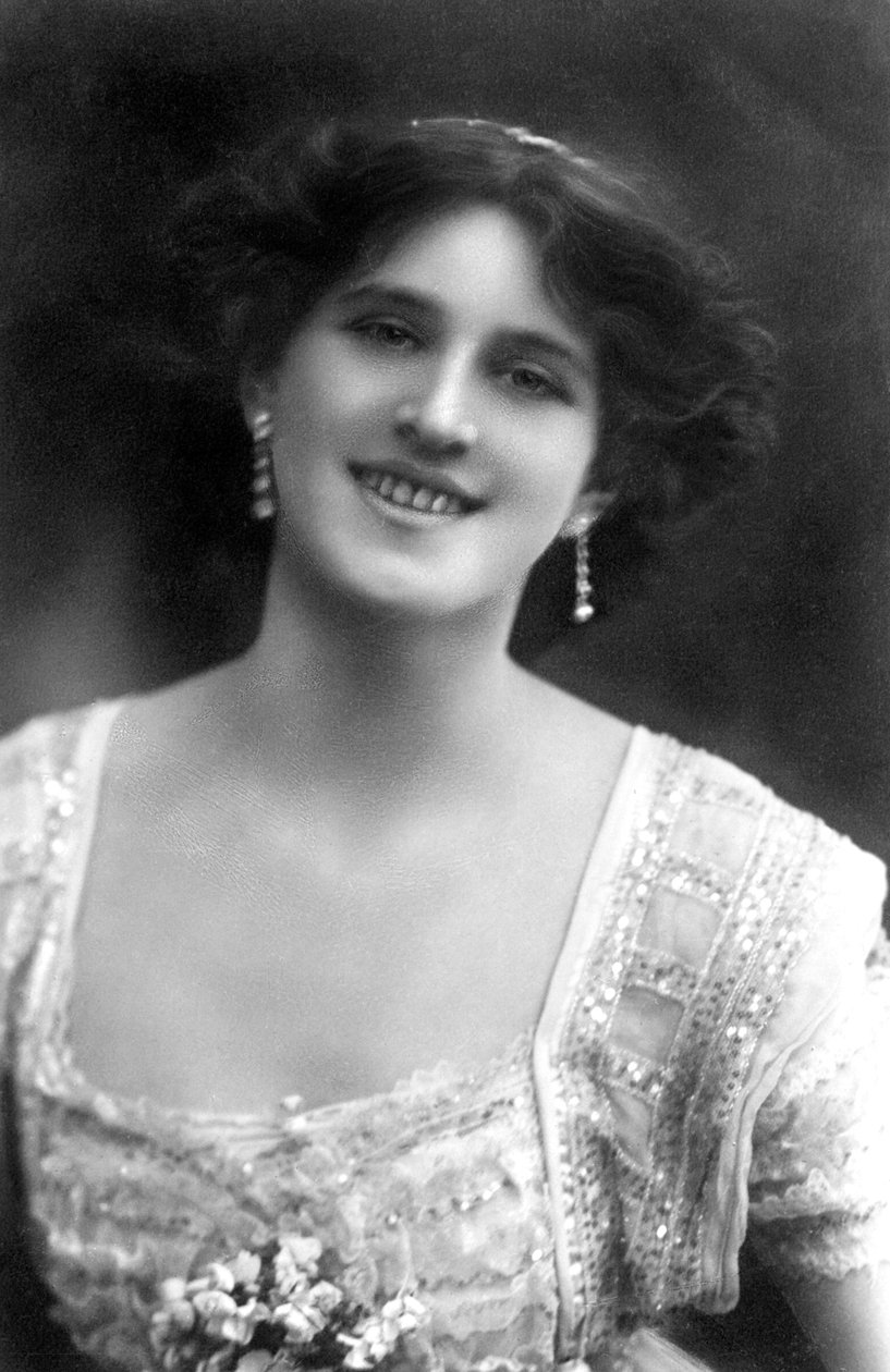 Zena Dare 1887-1975, anglická herečka, 1908. od Foulsham and Banfield