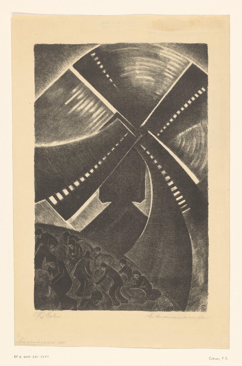 A dole byli lidé (původní název na objektu) od Fré Cohen (signed by artist)