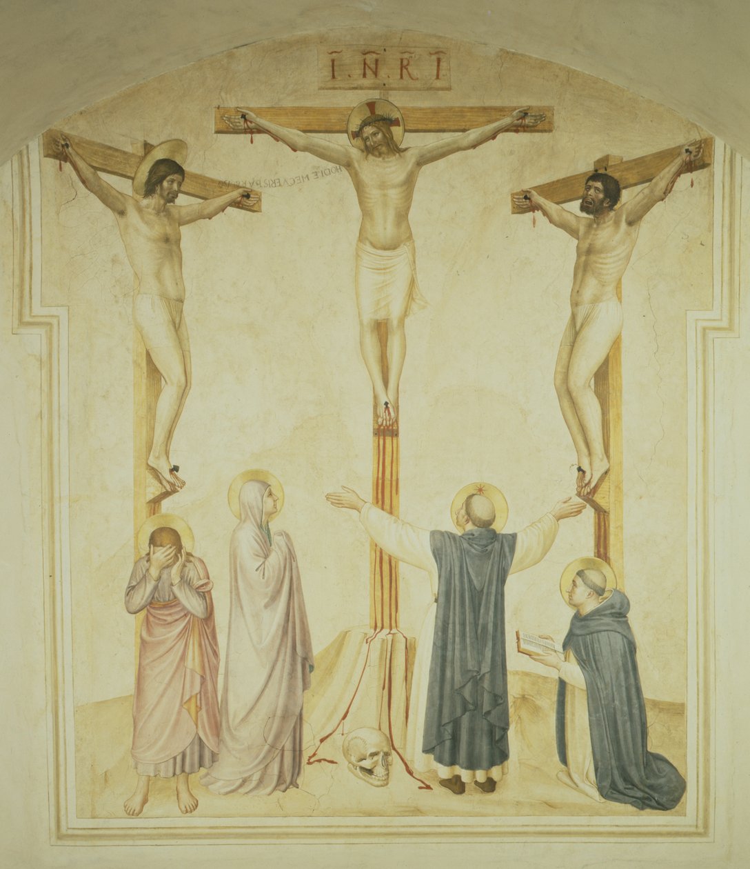Kristus na kříži mezi dvěma zloději, c.1438-45 od Fra Angelico